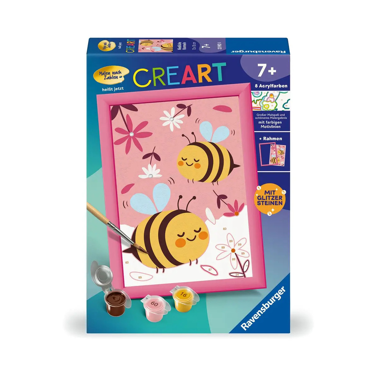 Ravensburger CreArt - Malen nach Zahlen 23992 -  Niedliche Hummeln - ab 7 Jahren