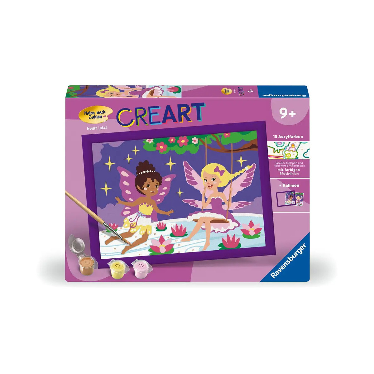 Ravensburger CreArt - Malen nach Zahlen 23997 - Feen-Freundinnen - ab 9 Jahren
