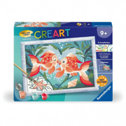 Ravensburger CreArt - Malen nach Zahlen 23998 - Verliebte Fische - ab 9 Jahren
