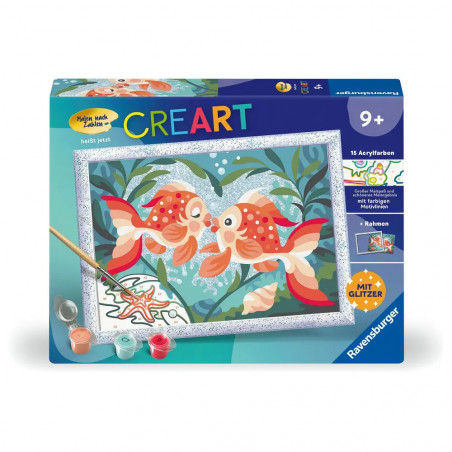 Ravensburger CreArt - Malen nach Zahlen 23998 - Verliebte Fische - ab 9 Jahren