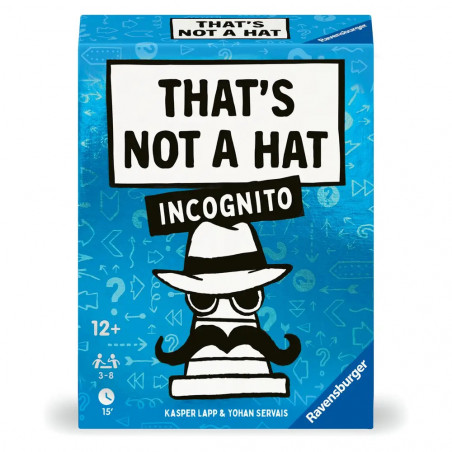 Ravensburger® - 24685 That s not a hat - Incognito - Partyspiel, Kartenspiel für 3-8 Personen, lustige Unterhaltung ab