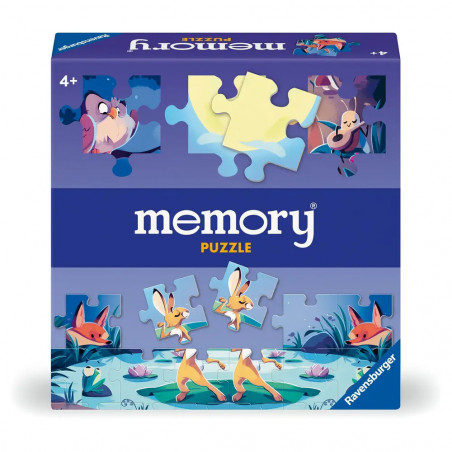 Ravensburger 24690 - memory® Puzzle Tiere am Teich - Für 2-4 memory® Fans ab 4 Jahren, der weltbekannte Merkspiel-Klas