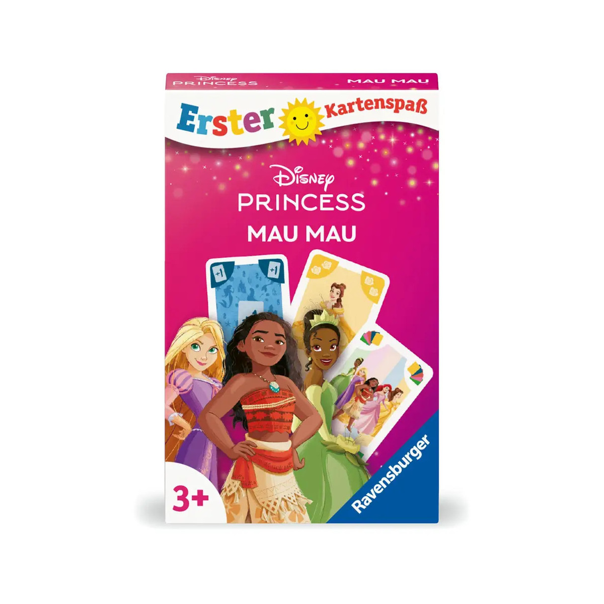 Ravensburger 24709 - Disney Princess Mau Mau - Der Kartenspiel-Klassiker für 2-4 Kinder ab 3 Jahren mit den beliebtest