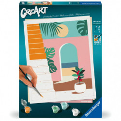 Ravensburger CreArt - Malen nach Zahlen 25524 - Urlaubsmodus - ab 12 Jahren für Einsteiger