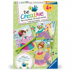 Ravensburger 25533 BeCreative Bastelset Mosaik Prinzessinnen, DIY für Kinder ab 4 Jahren