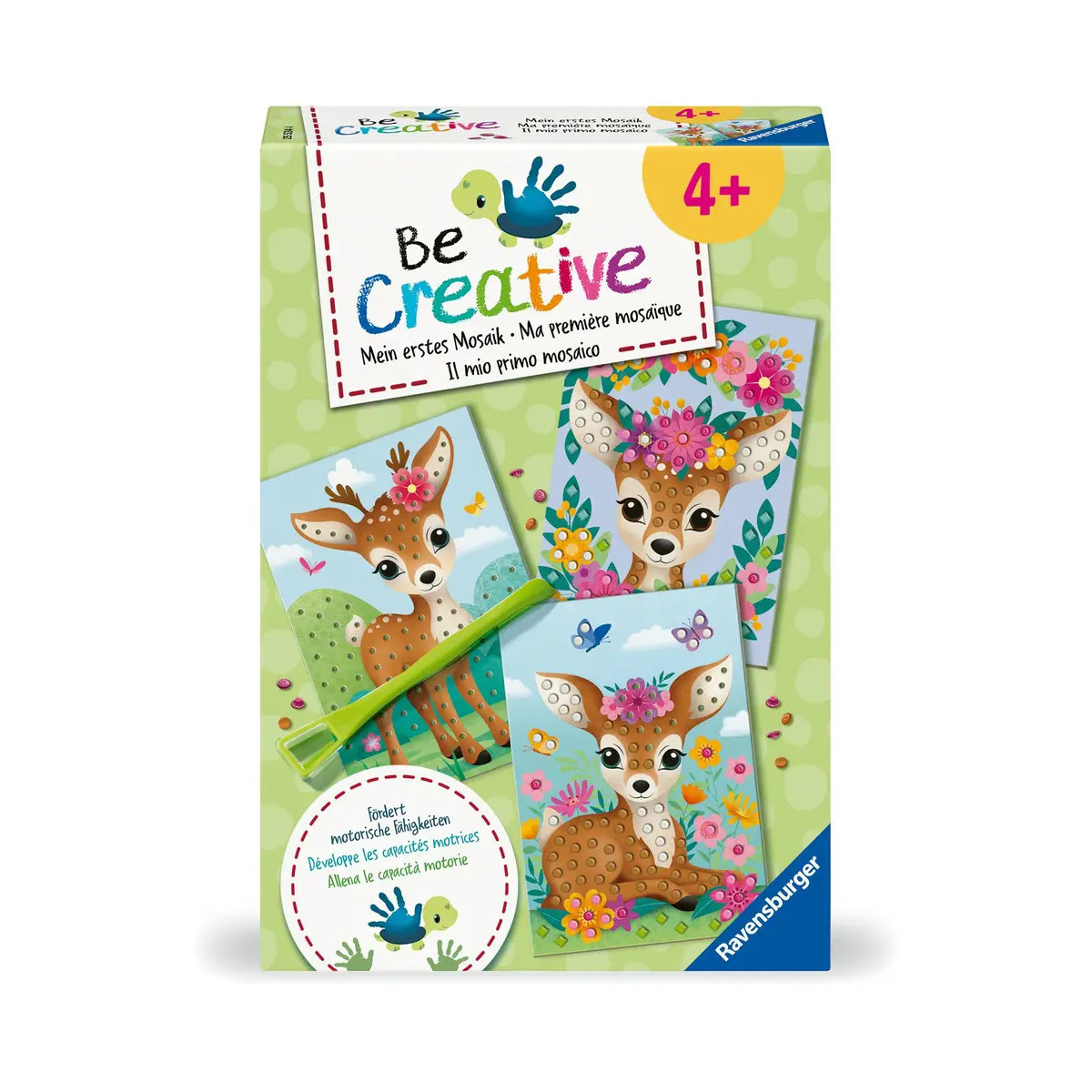 Ravensburger 25534 BeCreative Bastelset Mosaik Mein Bambi, DIY für Kinder ab 4 Jahren