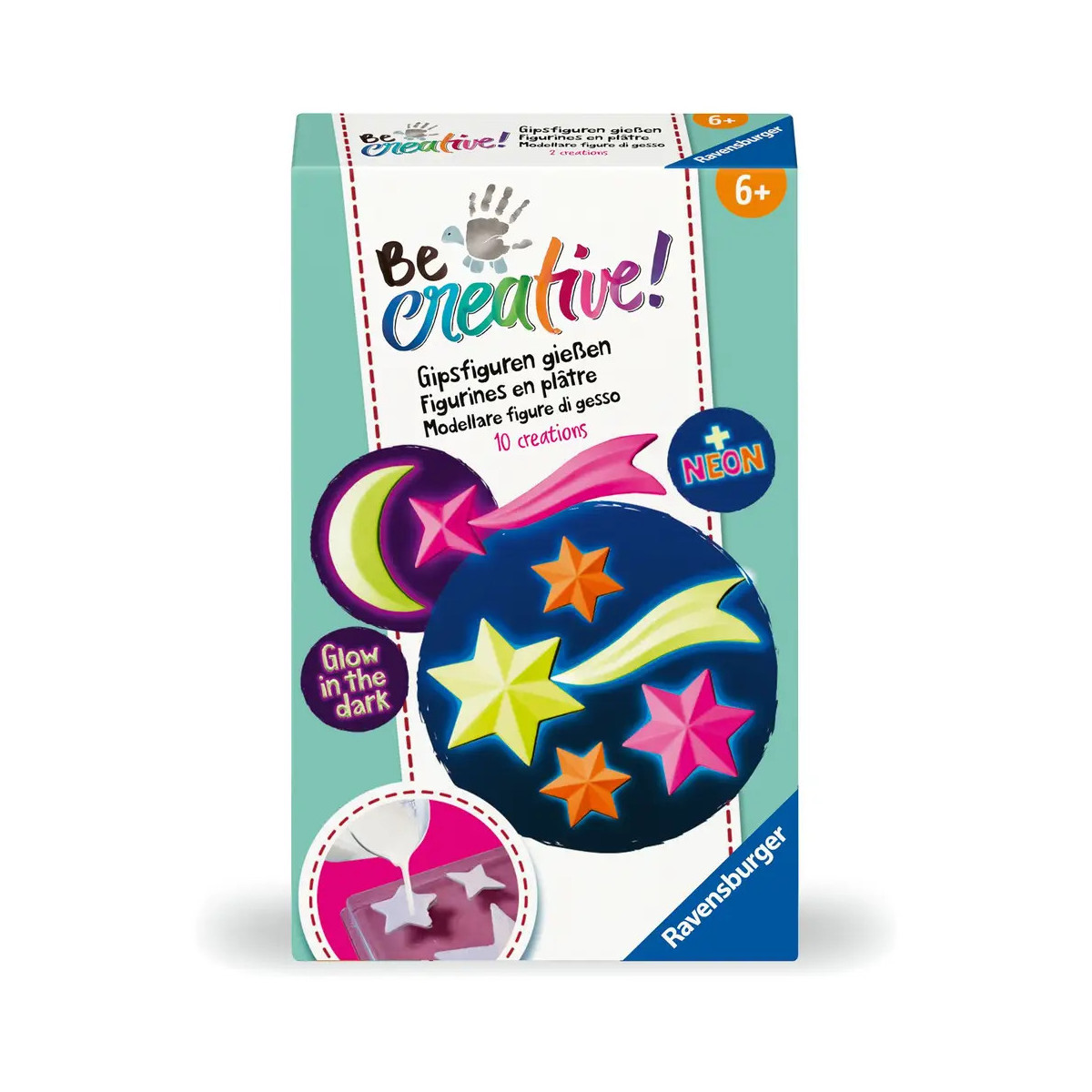 Ravensburger BeCreative 25538 Leuchtsterne, DIY für Kinder ab 6 Jahren
