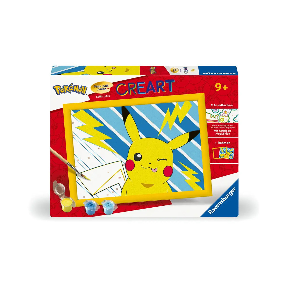 Ravensburger CreArt - Malen nach Zahlen 25557 - Pikachu - ab 9 Jahren