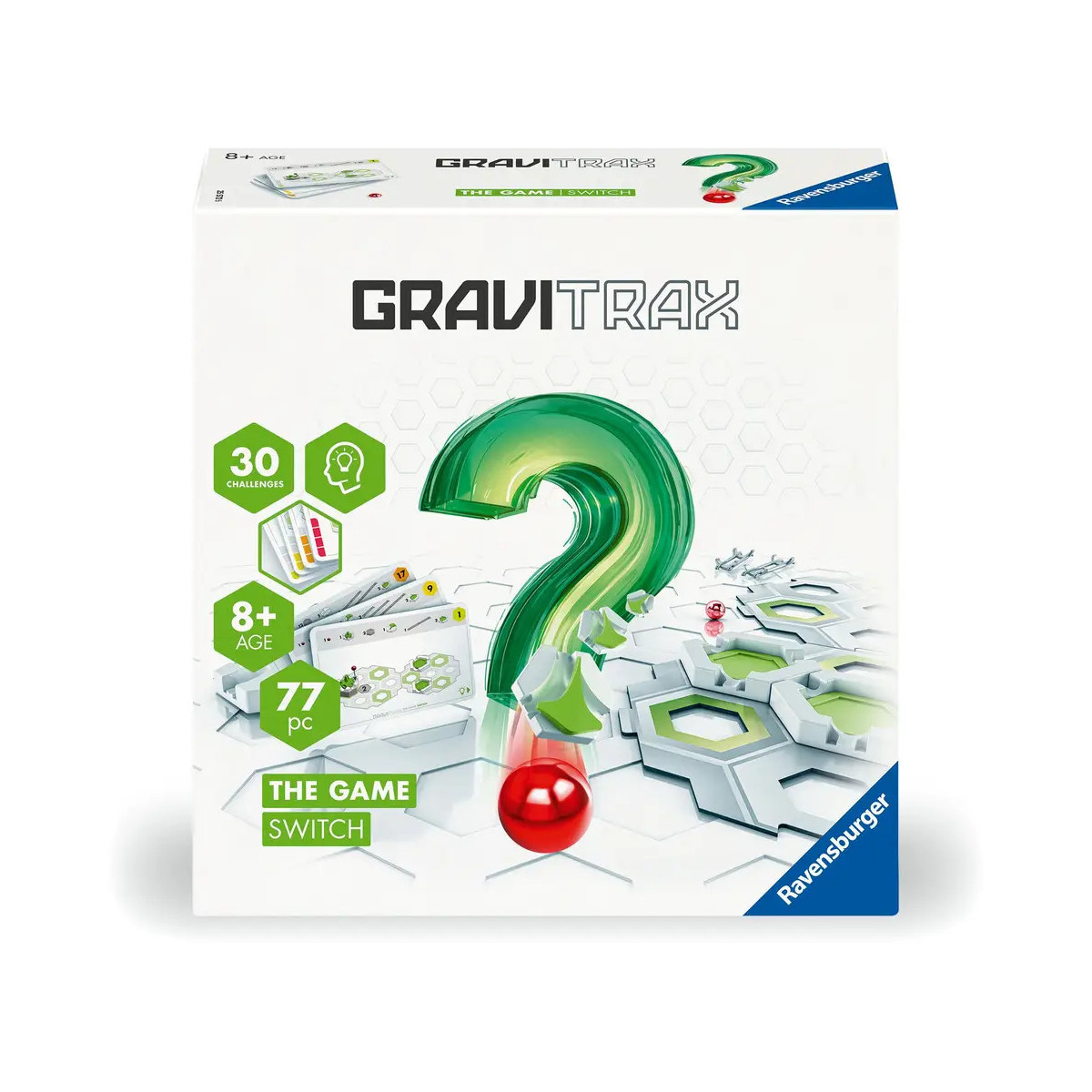 Ravensburger 25572 GraviTrax The Game Switch - Logikspiel für Kugelbahn Fans , Konstruktionsspielzeug für Kinder ab 8
