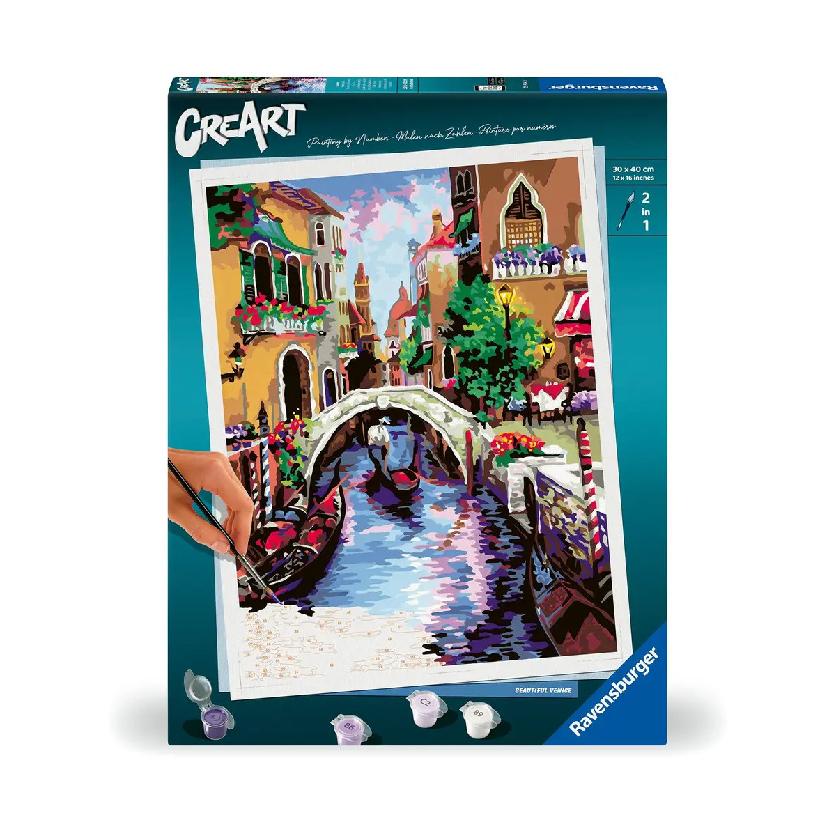 Ravensburger CreArt - Malen nach Zahlen 25964 - Zauberhaftes Venedig - ab 12 Jahren