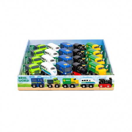 BRIO World – 36034 Mini-Züge & -Fahrzeuge | Spielzeugloks, LKW & Autos für Kinder ab 3 Jahren