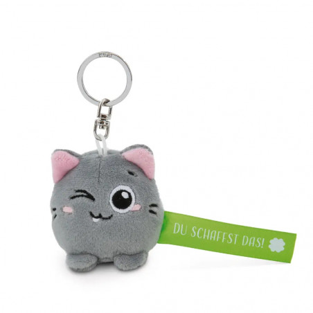 Schlüsselanhänger Katze   Du schaffst das!