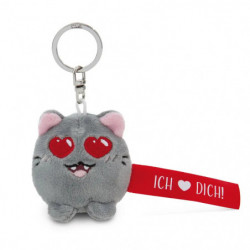 Schlüsselanhänger Katze   Ich Herz dich!