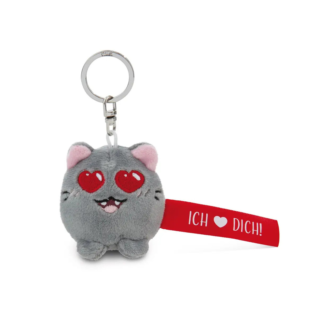 Schlüsselanhänger Katze   Ich Herz dich!
