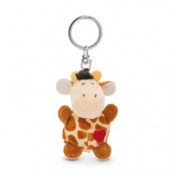 Schlüsselanhänger Giraffe mit Herz 5cm an Header Karte