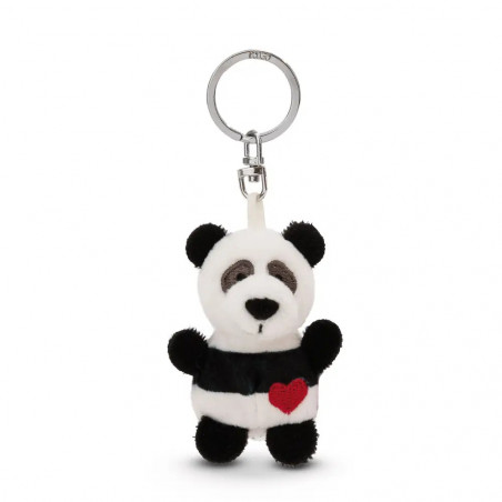 Schlüsselanhänger Panda mit Herz