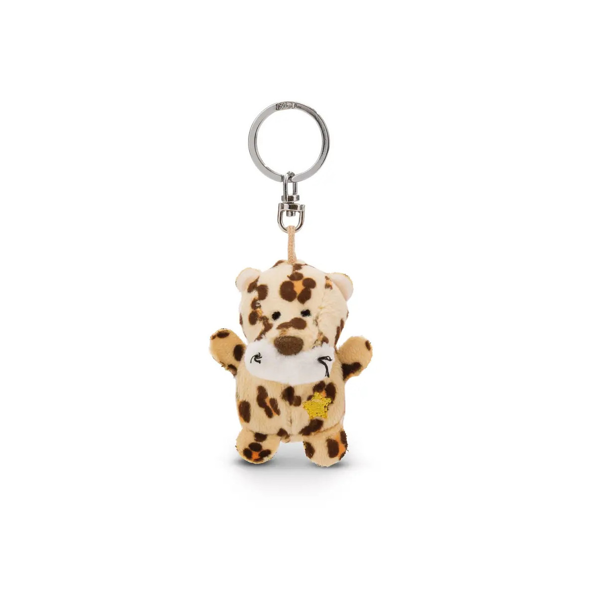 Schlüsselanhänger Leopard mit Stern