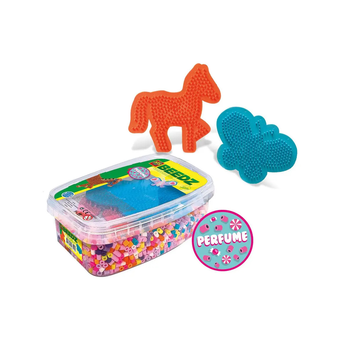 SES Creative - Bügelperlen Mix 5000 Pferd und Schmetterling