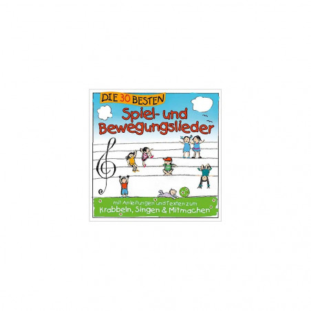 CD Die 30 besten Spiel- und Bewegungslieder