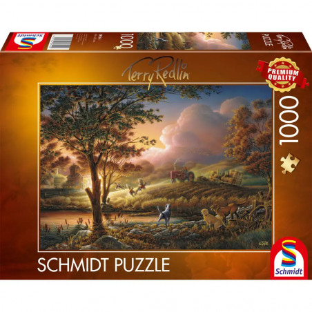 PU1000T.T.Redlin Sonnengold über reifen Feldern