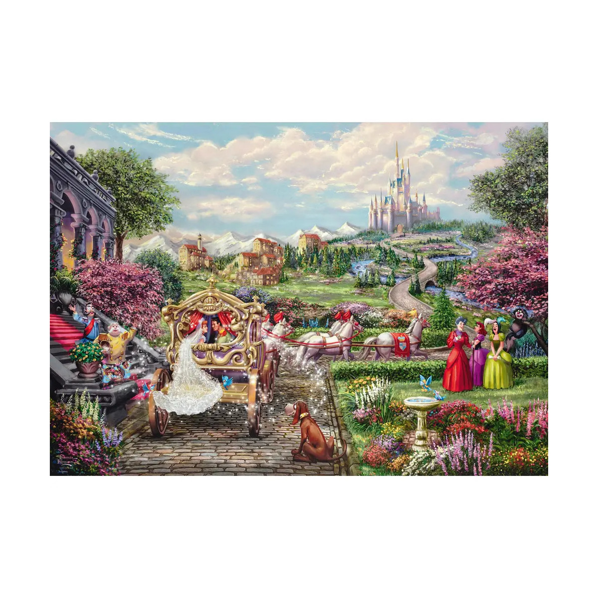 PU1000T.Kinkade Disney, Cinderella Happily Ever After