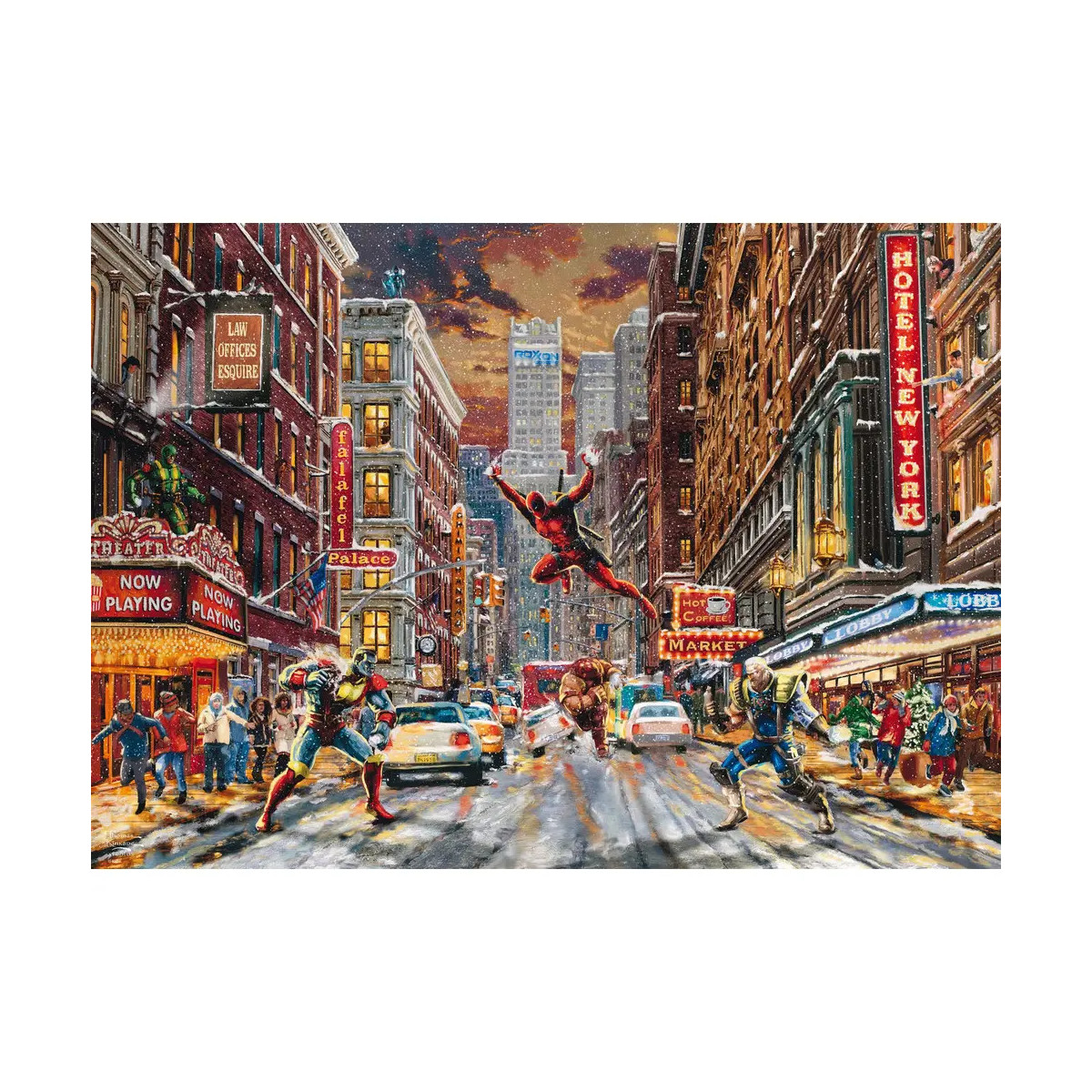 PU1000T.Marvel Deadpool, Snow Day
