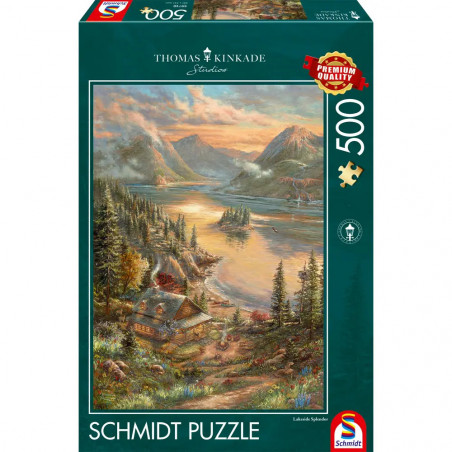 PU500T.Kinkade Pracht am Seeufer