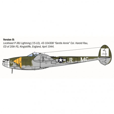 ITALERI 1:48 P-38J E.T.O.