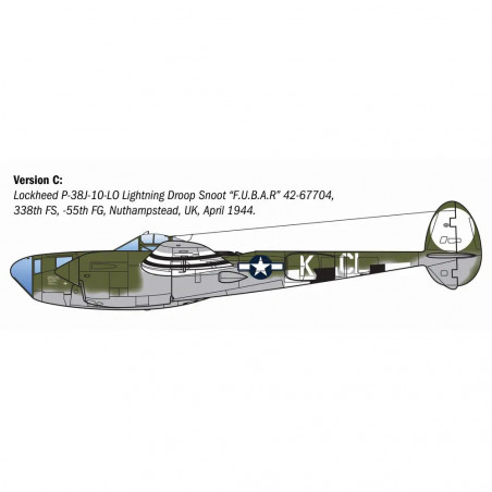 ITALERI 1:48 P-38J E.T.O.