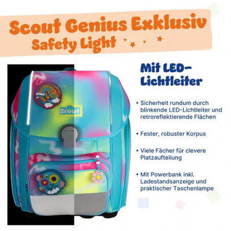 Genius Set Safety Light       Happy Rainbow