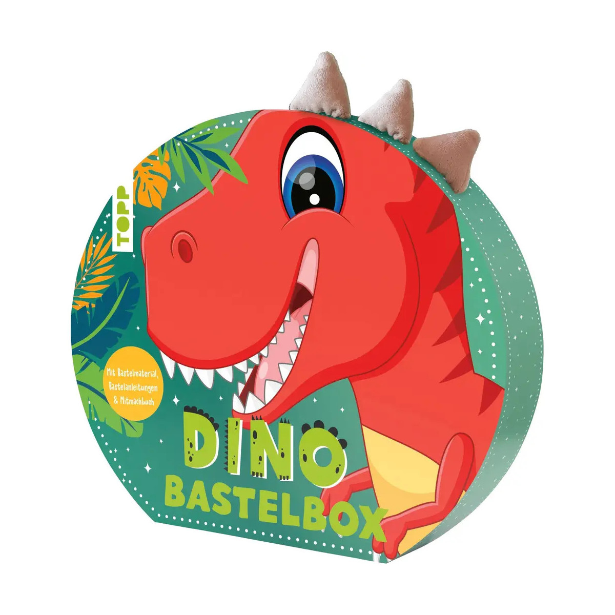 Dino-Bastelbox. Mit Anleitungen, Bastelmaterial und Mitmachbuch