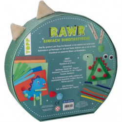 Dino-Bastelbox. Mit Anleitungen, Bastelmaterial und Mitmachbuch