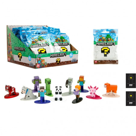 Minecraft Blind Pack Nanofigs, 12-sort.