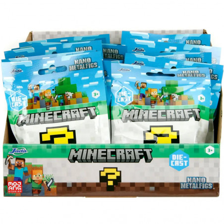 Minecraft Blind Pack Nanofigs, 12-sort.