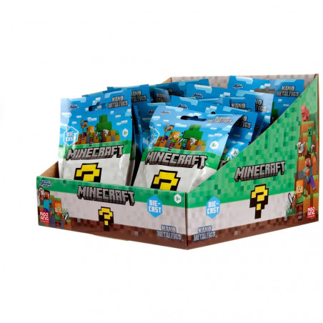Minecraft Blind Pack Nanofigs, 12-sort.