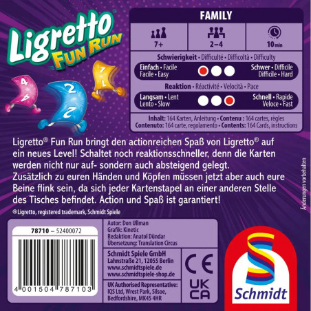 Schmidt Spiele - Ligretto Fun Run