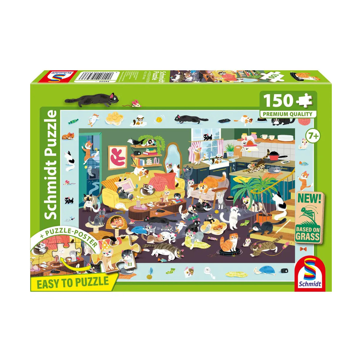 KIPU150T.Lustiges Katzen-Gewimmel