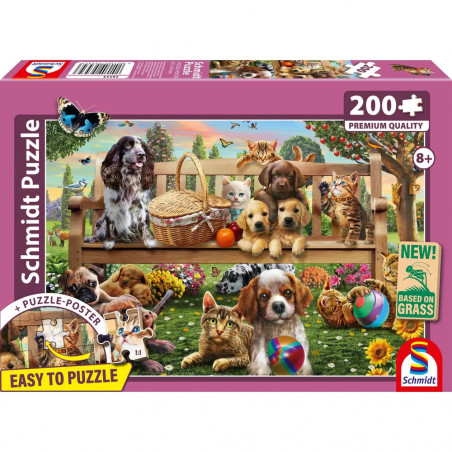 KIPU200T.Gartenpicknick für Hund und Katze