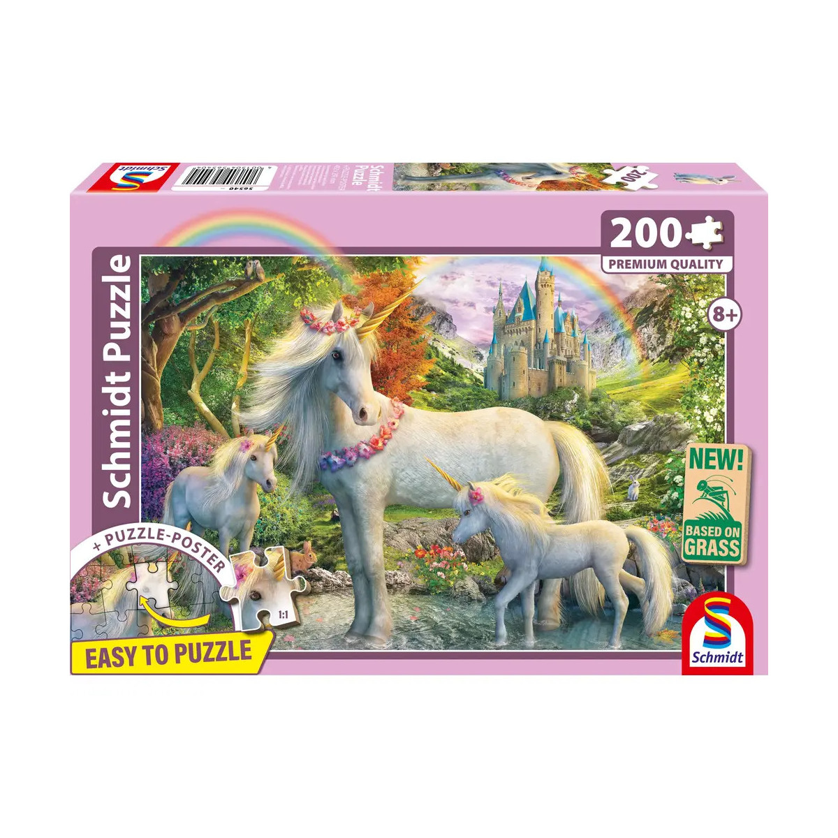 KIPU200T.Einhornstute mit zwei Fohlen