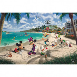 PU200T.Kinkade Disney, Mickey & Minnie in San Francisco