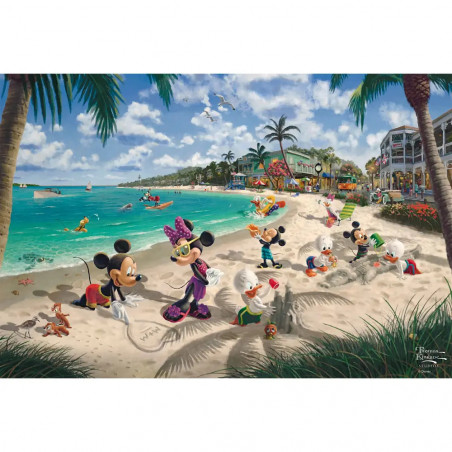 PU200T.Kinkade Disney, Mickey & Minnie in San Francisco