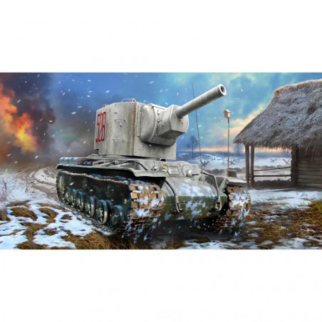 ZVEZDA 1 72 KV-2. Plastikmodellbausatz eines sowjetischen WWII Panzers