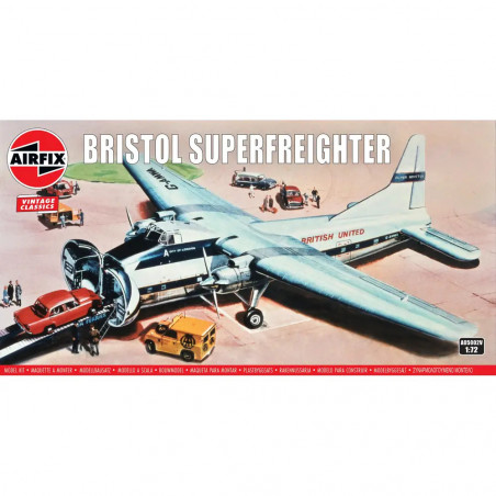 AIRFIX 1 72 Bristol Superfreighter. Plastikmodellbausatz eines britischen Großraum-Frachtflugzeugs
