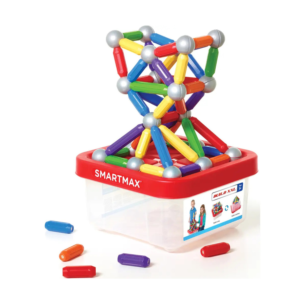 SmartMax Build XXL 70-teilig - Magnetspiel in Kunststoffbox