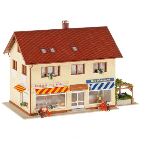 Faller - H0 Programm - Handel, Gewerbe, Industrie - Handel - Metzgerei/Bäckerei