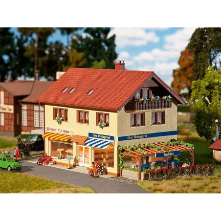 Faller - H0 Programm - Handel, Gewerbe, Industrie - Handel - Metzgerei/Bäckerei