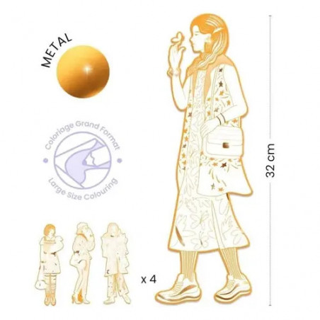 Ausmalbilder: Demoiselles Scout