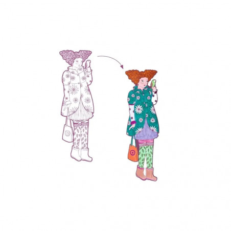 Ausmalbilder: Demoiselles Rosemary Ausmalbilder: Demoiselles Rosemary
