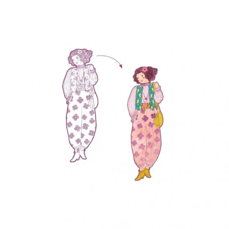 Ausmalbilder: Demoiselles Rosemary Ausmalbilder: Demoiselles Rosemary