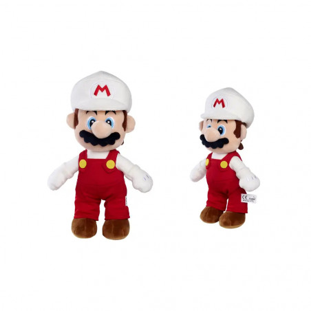 SuperMario Feuer Mario Plüsch, 30cm